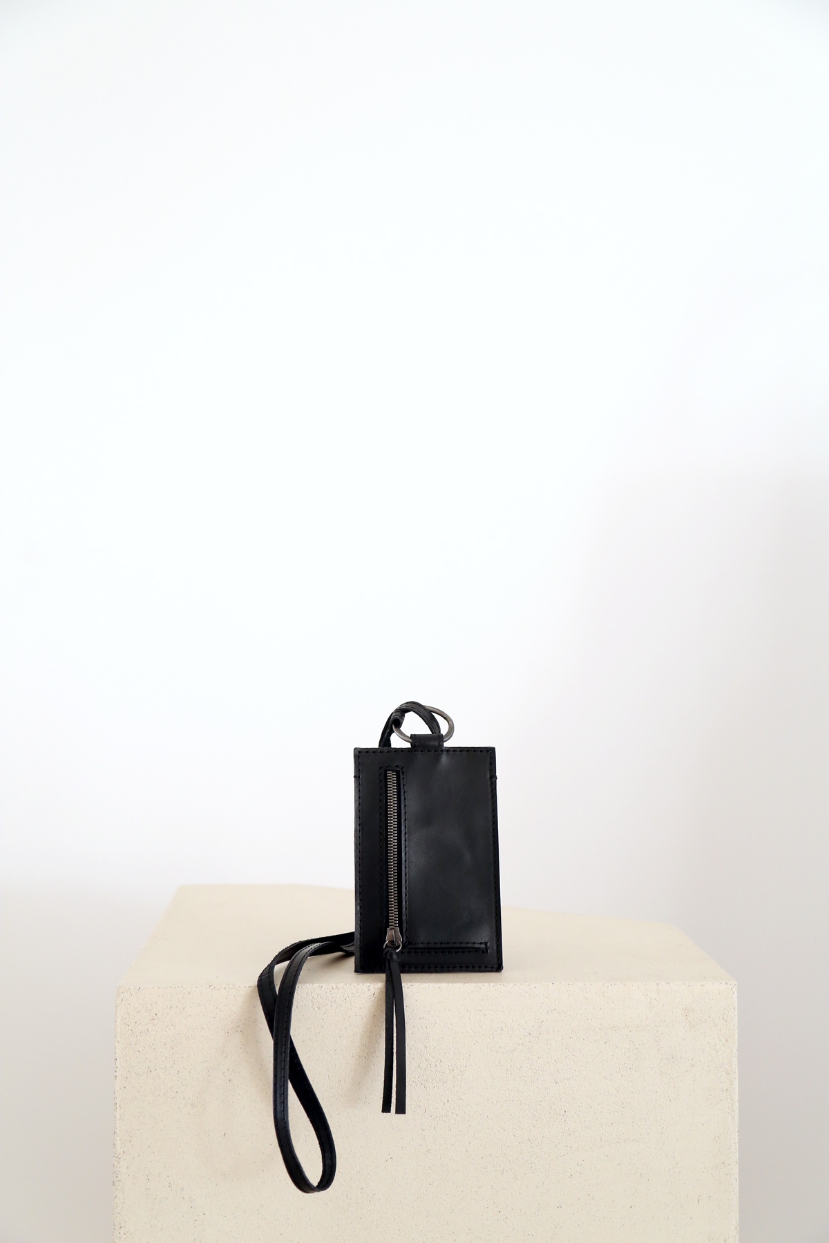 Ring Pocket Culatta Soft Black - Tagliovivo | Artisanal Leather Bags